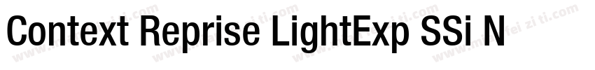 Context Reprise LightExp SSi Normal字体转换